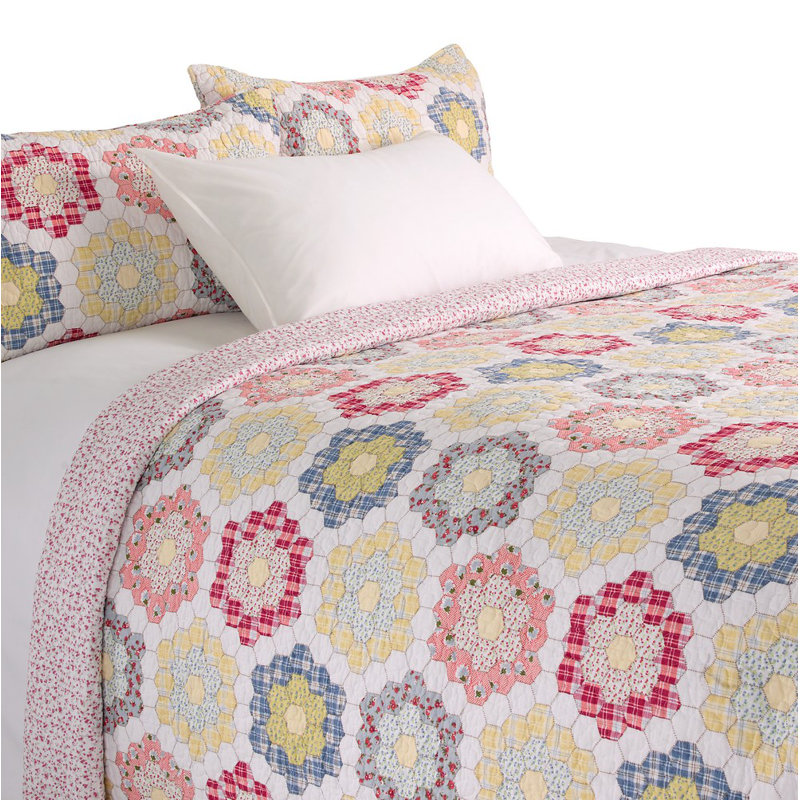 Bungalow Rose Jaivien Cotton Blend Percale Quilt Set & Reviews Wayfair